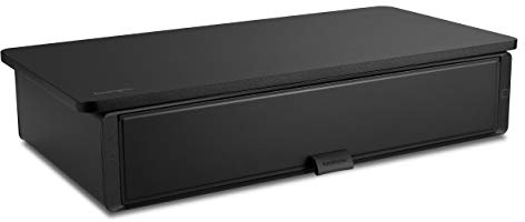 Kensington UVStand Monitor Stand with UV Disinfection Compartment –Black (K55100WW)