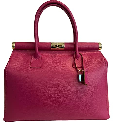 Modarno Sac à main pour femme en cuir avec bandoulière 35 x 28 x 16 cm