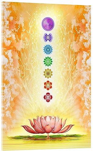 Posterlounge Sacred Lotus Acrylglasbild von Dirk Czarnota 70 x 100 cm Orange Wandbilder Wanddeko