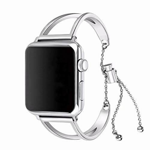 Bracelet en Métal Compatible avec Apple Watch Ultra 49mm 46mm 45mm 44mm 42mm 41mm 40mm 38mm, Acier Inoxydable Remplacement Bracciale de Montre Compatible avec iWatch Series SE/11/10/9/8/7/6/5/4/3/2/1,