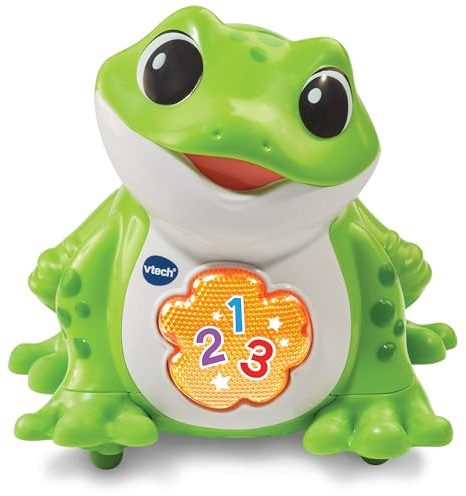 VTech Interaktiver Musikfrosch – Springender Lernspielzeug mit Lichteffekten