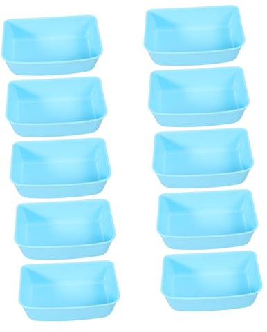 INOOMP 10stücke Teiliges Abnehmbarer Haustiernapf Tragbare Hundenäpfe Für Futter Und Wasser rutschfeste Futternapfunterlage Für Katzen Und Hunde Geeignet Für Käfige Und Reisen