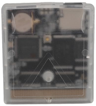 Videospiel Cartridge Karte für Gameboy für SP für Gameboy Pocket für Super Gameboy 1 2, 1000 in 1 Game Video Cartridge 8G Speicherkarte Flash Speicherkarte (Weiß Transparent)