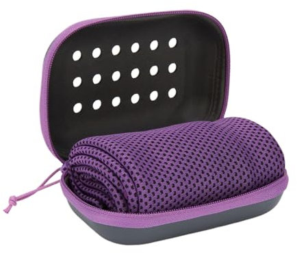 Itkcozcg Kühlendes Handtuch für Hals und Gesicht, Sport-Handtuch, schnell trocknend, Yoga-Handtuch, weich, atmungsaktiv, Mikrofaser-Handtuch, Kühlhandtuch mit Box