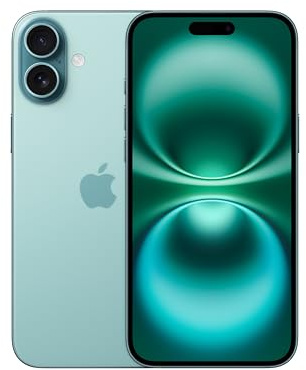 Apple iPhone 16 Plus, 256GB, Verde Azulado (Reacondicionado)