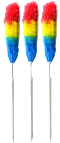 3er Set Teleskop Staubwedel ausziehbar bis 95cm Hangtag