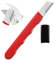 Garden Tool Sharpener & Pocket Multi Tool Sharpener - Professional Portable Blade Sharpening Kit for Garden Shears, Loppers, Pruners, Scissors, Secateurs - Durable Tungsten Steel Sharpener (Red)