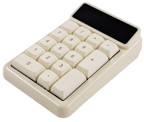 Xuanxi Clavier numérique mécanique avec fonction calculatrice 17 touches et pavé numérique