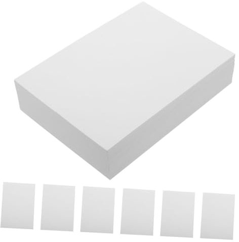 HOODANCOS 100blätter Hochglänzendes Fotodruckpapier Einseitig Wasserfestes Fotopapier Schnelltrocknendes Fotopapier Für Büro Und Heimgebrauch