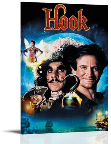 Hook 1991（3） Aesthetic Wall Art Poster for Living Room Bedroom Decorative Painting Cover Print 08x12inch(20x30cm) Frame-style-11