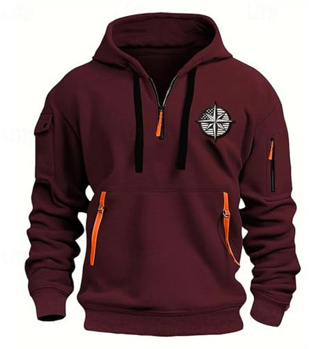 Générique Sweat Capuche Homme Legere Hiver Streetwear Pull Hiver Baggy Modische Mit Kapuze Pulls Homme