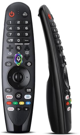 Controllo vocale intelligente compatibile con Smart TV LG UHD, OLED, QNED, NanoCell 8K/4K | puntatore e tasti di scelta rapida | Per serie CX/C9/BX