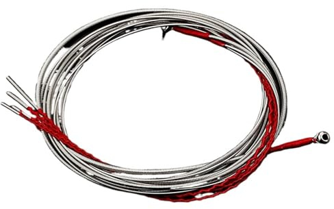 Saiten for 4-saitige Bassgitarre mit rotem Draht – Teile for Bassgitarre
