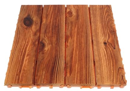 Baldosa de madera entrelazada for terraza, Baldosa for piso de Patio exterior, suelo de balcón for jardín, suelo de terraza, suelo de balcón al aire libre