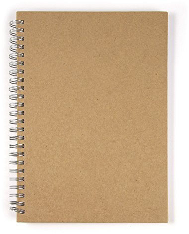 Rayher 8160100 Anteckningsbok, stående format, DIN A5, 60 ark, 70 g/m2