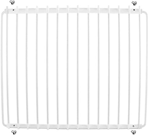 Spares2go Universal Estante Refrigerador Congelador Ajustable, Recubierto de plástico, Brazos Extensibles (Blanco)