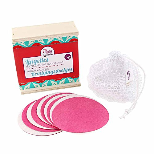Lamazuna Coffret 10 Lingettes Démaquillantes Écologiques