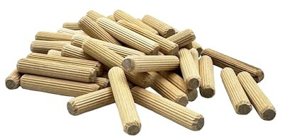 Lot de 100 3/20,3 x 5,1 cm en bois goupilles Bois séché au four cannelé et biseauté, EN BOIS dur en États-Unis.
