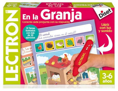 Diset Lernspielzeug, Bauernhof Bleistift (Pencil Set with Farm Animal Shapes) für +3 Jahre