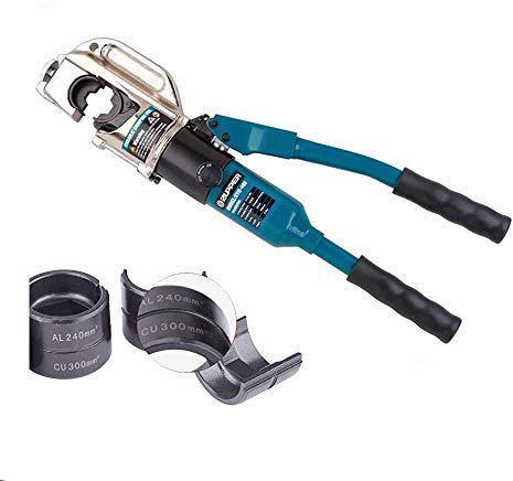 Cgoldenwall kyq-400 9 Dies Pinzatrice Multistrato Hydraulic Crimpatrice Pinza a Crimpare 50 – 400 mm² Crimpatrice Idraulica Cavo con Valvola di Sicurezza