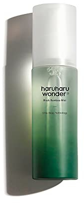 Haruharu WONDER | Black Bamboo Mist (2,7 fl.oz) - Niebla Hidratante y Reafirmante contiene giseng panax para una piel limpia y lisa | Arroz negro, EWG Green