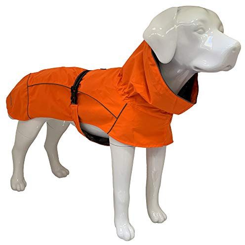 Croci Hiking Hundemantel, wasserdicht, Makalu, temperaturregulierendes Futter, Orange, 25 cm