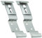 Autodomy Pack 2 Unidades Soporte Matricula Remolque 125x25 mm | Portamatriculas Remolque Universal de Acero Inoxidable + 4 Tornillos | Portamatriculas Coche, Remolque, Camión
