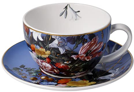 Goebel Jan Davidsz de Heem Tasse mit Untertasse SOMMERBLUMEN 250ml Porzellan WA