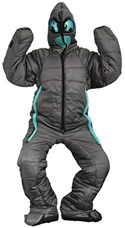 Schlafsackanzug - Alien-Schlafsack - Unisex-Ganzkörper-Alien-Schlafbeutel mit Armen und Beinen für Reisen im Freien, Wandern, kompakter, wasserdichter, langlebiger Beutel für Camping Gimocool