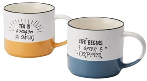 Cha Cult teemando® Becher William Keramik, 2-fach sortiert 0,4 l