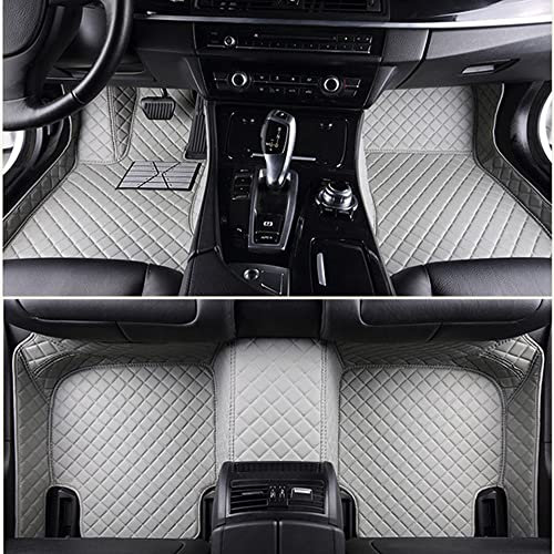 Automatten,Auto Fußmatten für Volkswagen VW Polo IV (9N) 2006 2007 2008 2009 | Vollständige Abdeckung, Leder, vorne, hinten, Auto-Teppichmatte