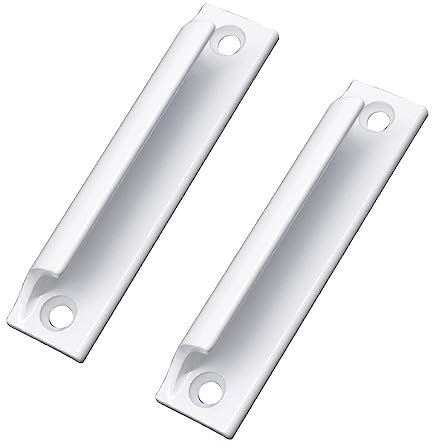 2 Pezzi Maniglia in lega di alluminio,Maniglia per porta scorrevole,Maniglia per porta balcone,Maniglia per cassetto dell'armadio,Per finestre,ferramenta per mobili con viti