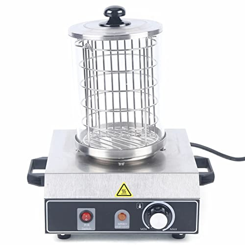 Hot-Dog-Maker Chauffe-saucisses électrique commercial en acier inoxydable 350 W Machine professionnelle