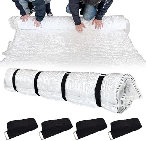 Mattress Vacuum Bag for Memory Foam Mattress, Latex Mattress Vacuum Seal Bag with Straps, Moving, Storage and Shipping (Super King)