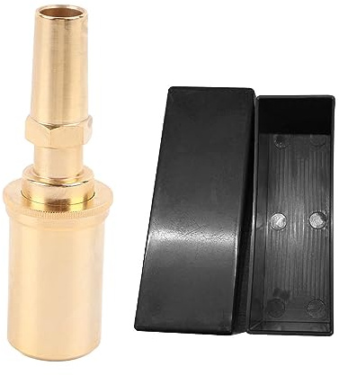 Druck Entlastungs Ventil Für Posaune, Beschichtung Ergonomisches Design Messing Mund Kraft Trainer Mund Stück Zubehör Für Blas Instrumente(Gold)