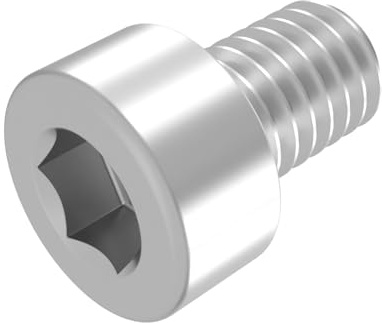 SECCARO Tornillo cilíndrico M1,6 x 3 mm, acero inoxidable V2A, VA A2, DIN 912/ISO 4762, hexágono interior, rosca completa, 20 unidades