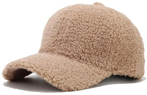 DURINM Baseball cap Winter Cappello Baseball Invernali Cappellino in Lana Berretto da Baseball Unisex Cappelli Invernali Cappelli per Circonferenza della Testa Cappellino con Visiera
