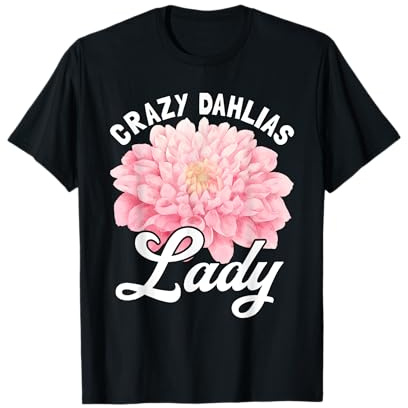 Graines de dahlia rose dahlia jardinage dahlia fleur dahlias T-Shirt
