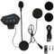 BT12 Intercomunicador Casco Moto con Comunicación Manos Libres y Función Ruido Reducción, Auriculares 5.0 Bluetooth Inalámbrico para Motocicleta, ATV, Bicicleta, Ciclismo, Esquí, Equitación, Escalada