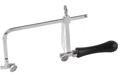 de Sierra Ajustable Sierra para Metales en Forma de U Herramientas Manuales de Bricolaje 12 Piezas Hojas de Sierra en Espiral Suministros para Manualidades de Joyería (Sierra más