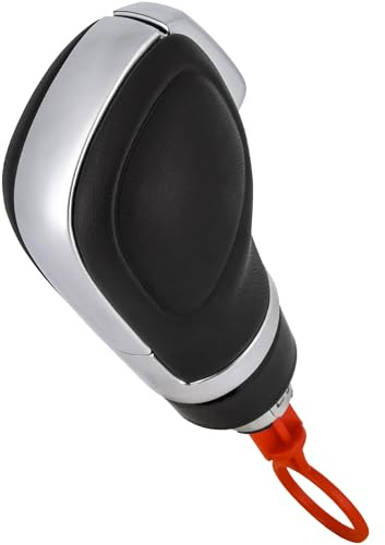 Recambo Schaltknauf Automatik passend für VW Amarok, Typ 2H, ab 2010, Plug & Play, Auto Schalthebel Wahlhebel, schwarz - silber