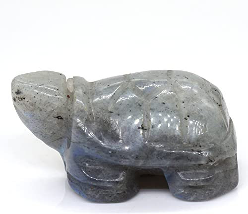 Home Collections 3,8 cm Schildkrötenstatue, natürlicher Edelstein, Kristall, Tierfiguren, Steine, Dekoration, Großhandel (Flash Labradorit)