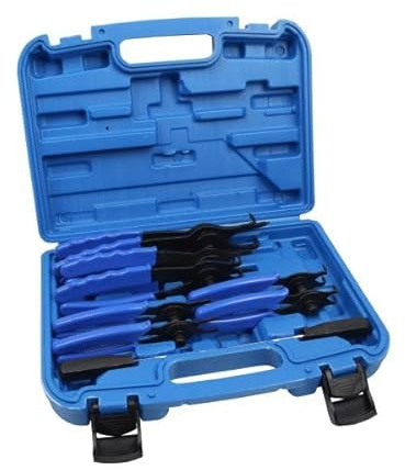 US PRO 10pc Heavy Duty Circlip Pliers Set - Internal & External 7400