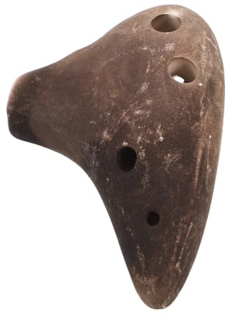 HEMOTON 6loch Mini Okarina Keramik Flöte Reiseinstrument Tragbar Kleines Instrument Porzellan-musikinstrument Handgefertigt