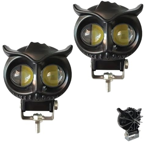 Faro Moto LED,Proiettore LED Auto Ad Alta Luminosità | Luci aggiuntive per Auto Camion Quad Trattore Veicolo Avventura Notte Moto Strada Turismo Città