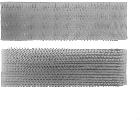 Vidonergy Wire Brush Replacement Sheets for Electric Drill Pipe Cleaners – 15 mm and 22 mm Metal Tube Cleaning Brushes, Copper Pipe Deburring Tools, Gray Steel(15MM+22MM)