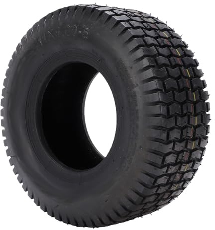 Fydun 11x4 00 5 Pneu de Tondeuse à Gazon Tubeless en Caoutchouc 4 Plis Remplacement de Roue Avant Robuste pour Tondeuses à Gazon et Tracteurs de Jardin Lot de 2