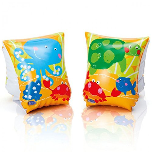 INTEX Arm und Schwimm-Manschetten Fun Fish Schwimmhilfe Baby Kinder Schwimmflügel Schwimmärmel