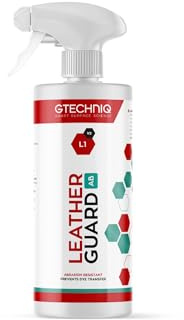 Gtechniq Leather Protector. L1 Leather Guard for Cars, Car Interior Protects Leather Seats from Abrasion and Stains. UV Resistant Lasts up to 12 Months - 500ml