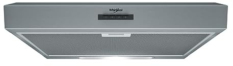 Whirlpool WSLK 66/1 AS X hotte 384 m³/h Monté au mur Gris C - Hottes (384 m³/h, Conduit / Recirculation, C, D, C, 69 dB)